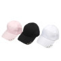 Ring Adjustable Baseball Cap Hat Men Women Fashion Breathable Solid Color Hat Boys Girls