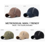 Letter Printing Washed White Distressed Cotton Adjustable Baseball Cap Sun Hat Trucker Caps Dad Hats