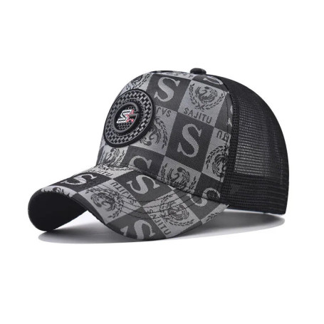 Fashion Outdoor Mesh Baseball Caps for Men Women Plaid Cap Net Hat Casual Sunhat Trucker Boys Girls Snapback Gorra Wholesale