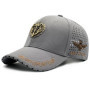 Extra Wide Fit Men's Baseball Cap Summer Mesh Breathable UPF50+ Sun Hat Outdoor Star Patch Design Big Head Adjustable​