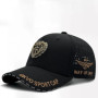 Extra Wide Fit Men's Baseball Cap Summer Mesh Breathable UPF50+ Sun Hat Outdoor Star Patch Design Big Head Adjustable​
