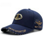 Extra Wide Fit Men's Baseball Cap Summer Mesh Breathable UPF50+ Sun Hat Outdoor Star Patch Design Big Head Adjustable​