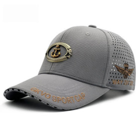 Extra Wide Fit Men's Baseball Cap Summer Mesh Breathable UPF50+ Sun Hat Outdoor Star Patch Design Big Head Adjustable​