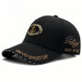 Extra Wide Fit Men's Baseball Cap Summer Mesh Breathable UPF50+ Sun Hat Outdoor Star Patch Design Big Head Adjustable​