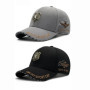 Extra Wide Fit Men's Baseball Cap Summer Mesh Breathable UPF50+ Sun Hat Outdoor Star Patch Design Big Head Adjustable​