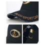 Extra Wide Fit Men's Baseball Cap Summer Mesh Breathable UPF50+ Sun Hat Outdoor Star Patch Design Big Head Adjustable​