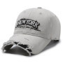 Vintage Old Hole Embroidery Letters Cowboy Baseball Cotton Soft Top Men's and Women's Spring and Summer Casual 56-60cm Sun Hat