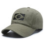 New Baseball Cap Men Summer Brazil Flag Sun Protection Snapback Cap Male Fashion Casual Golf Baseball Hat Airsoft Hat
