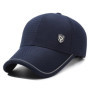 Summer Men's Black Breathable Cap Versatile Korean Version Versatile Men's Baseball Outdoor Recreational Fishing Sun Hat 56-60cm