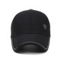 Summer Men's Black Breathable Cap Versatile Korean Version Versatile Men's Baseball Outdoor Recreational Fishing Sun Hat 56-60cm