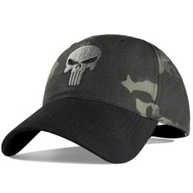 Tactical Baseball Caps Summer Adjustable Snapback Skull Trucker Hat Hunting Fishing Outdoor Sports Sun Protection Hats Men Women