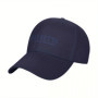 Adjustable Baseball Cap - Casual Outdoor Trucker Hat, Polyester Snapback For Men
