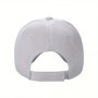 Adjustable Baseball Cap - Casual Outdoor Trucker Hat, Polyester Snapback For Men