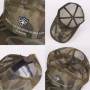 2023 Camouflage Summer Baseball Cap For Men Full Mesh Big Brim Snapback Hat Fashion Adjustable Lettter Embroidery Fishing Cap