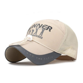 Hot Sale Women Men's caps Baseball Cap Summer Long-brimmed Caps Breathable Shading Windproof Cap Reflective Striped Hat gorras