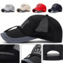 Hot Sale Women Men's caps Baseball Cap Summer Long-brimmed Caps Breathable Shading Windproof Cap Reflective Striped Hat gorras