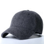 Man big bone large size hat cap Male Autumn and Winter Warm Wool Felt Snapback Hat Men Big Sizes Baseball Caps 50-60cm 60-64cm