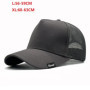 Brand Oohmy 2025 Summer Big/Small Head Mesh Baseball Cap Outdoors Large Sun Caps Oversize Plus Size Trucker Hat 55-60cm 60-65cm