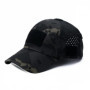 Camouflage Tactical Baseball Cap - Men's Outdoor Sun Hat for Hiking/Fishing, Adjustable Peaked Cap with DIY Velcro Patch