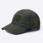 Camouflage Tactical Baseball Cap - Men's Outdoor Sun Hat for Hiking/Fishing, Adjustable Peaked Cap with DIY Velcro Patch