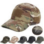 Camouflage Tactical Baseball Cap - Men's Outdoor Sun Hat for Hiking/Fishing, Adjustable Peaked Cap with DIY Velcro Patch