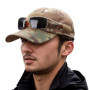 Camouflage Tactical Baseball Cap - Men's Outdoor Sun Hat for Hiking/Fishing, Adjustable Peaked Cap with DIY Velcro Patch