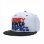 PANGKB Brand MONEY POWER CAP white hip hop snapback hat for men women adult outdoor casual sun baseball cap