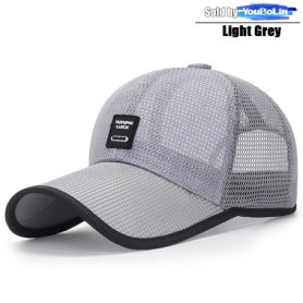 Summer Breathable Mesh Adjustable Baseball Cap Sun Hat Trucker Caps Dad Hats