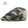 Men's Camouflage Flat Top Baseball Cap, Outdoor Sports Caps, Tactical Dad Hat, Casual Cadet, Trucker Hats