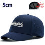 60-65cm Trendy Elastic Back Closed Big Size Baseball Caps for Men Women Hip-hop Big Head Skateboard Cap Dad Trucker Kpop Hats