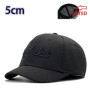 60-65cm Trendy Elastic Back Closed Big Size Baseball Caps for Men Women Hip-hop Big Head Skateboard Cap Dad Trucker Kpop Hats