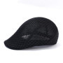 Summer Breathable Berets Men Soft Cotton and linen Hat Windproof Street Beret Hat Retro England Hats Peaked Painter Caps