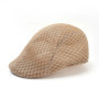 Summer Breathable Berets Men Soft Cotton and linen Hat Windproof Street Beret Hat Retro England Hats Peaked Painter Caps