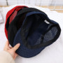 Summer Breathable Berets Men Soft Cotton and linen Hat Windproof Street Beret Hat Retro England Hats Peaked Painter Caps