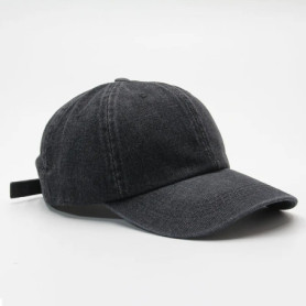 55-58cm Denim Cotton Baseball Cap Cowboy Jean Hat Dad Trucker Hat Outdoor Sport Adjustable Snapback Cap for Men Women Sun Caps