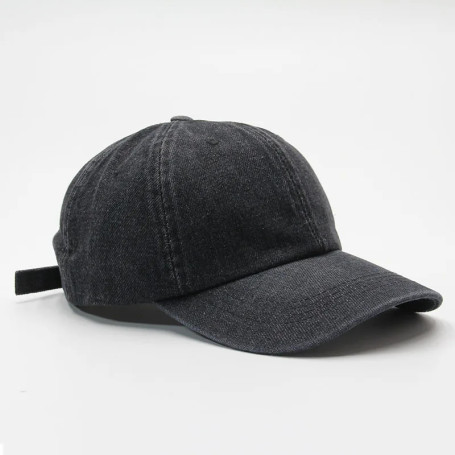 55-58cm Denim Cotton Baseball Cap Cowboy Jean Hat Dad Trucker Hat Outdoor Sport Adjustable Snapback Cap for Men Women Sun Caps