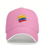 Colombia Flag Baseball Cap Adjustable Snapback Trucker Hat Casual Summer Sport Hat for Men Women Outdoor Activities Gifts