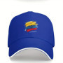 Colombia Flag Baseball Cap Adjustable Snapback Trucker Hat Casual Summer Sport Hat for Men Women Outdoor Activities Gifts