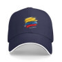 Colombia Flag Baseball Cap Adjustable Snapback Trucker Hat Casual Summer Sport Hat for Men Women Outdoor Activities Gifts