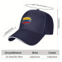 Colombia Flag Baseball Cap Adjustable Snapback Trucker Hat Casual Summer Sport Hat for Men Women Outdoor Activities Gifts