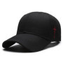 New Cross Water Drop Embroidery Baseball Caps Unisex Simple Solid Sunshade Cap Men Outdoor Adjustable Casual Sunscreen Hat