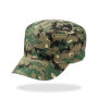 Summer Men Baseball Cap Cotton Cadet Hat Breathable Adjustable Flat Top Cap Summer Visor Hat Fashion Flat Top Cap
