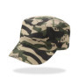Summer Men Baseball Cap Cotton Cadet Hat Breathable Adjustable Flat Top Cap Summer Visor Hat Fashion Flat Top Cap