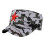 Summer Men Baseball Cap Cotton Cadet Hat Breathable Adjustable Flat Top Cap Summer Visor Hat Fashion Flat Top Cap
