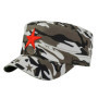 Summer Men Baseball Cap Cotton Cadet Hat Breathable Adjustable Flat Top Cap Summer Visor Hat Fashion Flat Top Cap