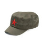 Summer Men Baseball Cap Cotton Cadet Hat Breathable Adjustable Flat Top Cap Summer Visor Hat Fashion Flat Top Cap