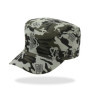 Summer Men Baseball Cap Cotton Cadet Hat Breathable Adjustable Flat Top Cap Summer Visor Hat Fashion Flat Top Cap