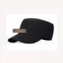 Summer Men Baseball Cap Cotton Cadet Hat Breathable Adjustable Flat Top Cap Summer Visor Hat Fashion Flat Top Cap