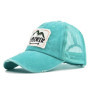 New Outdoor Casual Cap For Men Women Simple Letter Patch Design Baseball Cap Summer Fashion Streetwear Mesh Trucker Hat
