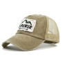 New Outdoor Casual Cap For Men Women Simple Letter Patch Design Baseball Cap Summer Fashion Streetwear Mesh Trucker Hat